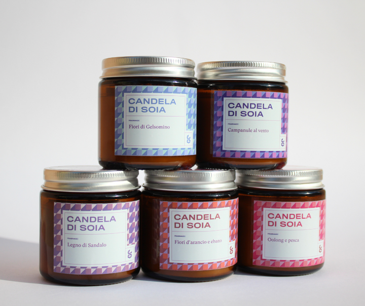 Le nuove candele in cera di soia