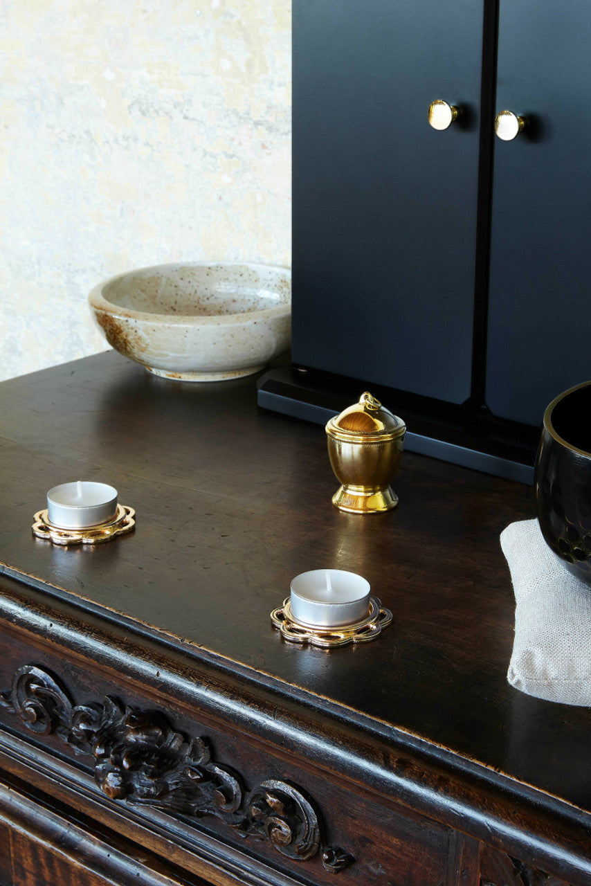 Porta tealight Lotus