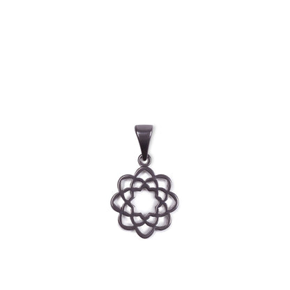 Rubber necklace with Soka Gakkai logo