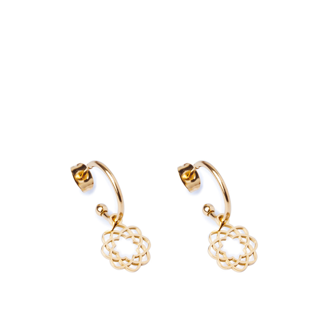 SGI logo earrings