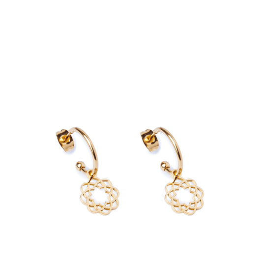 SGI logo earrings