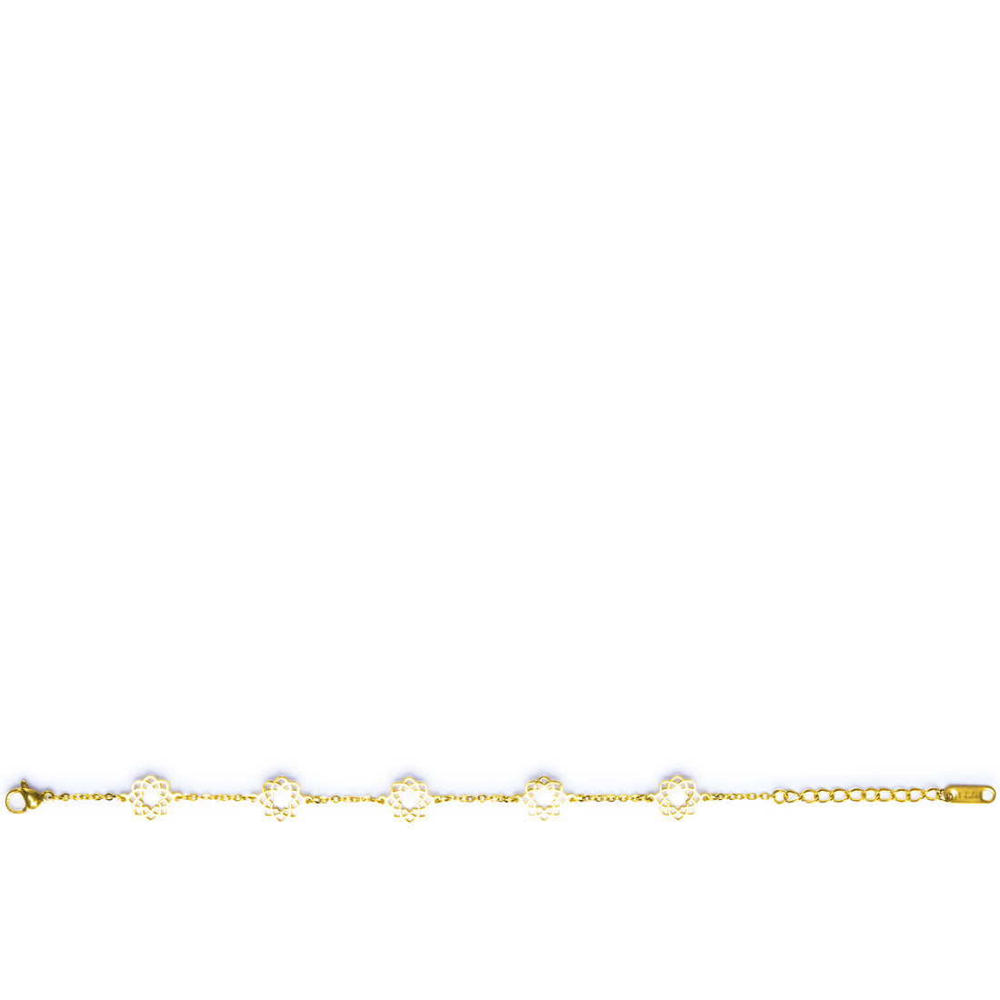 Bracciale Five con logo Soka Gakkai in acciaio Donna 16 cm.