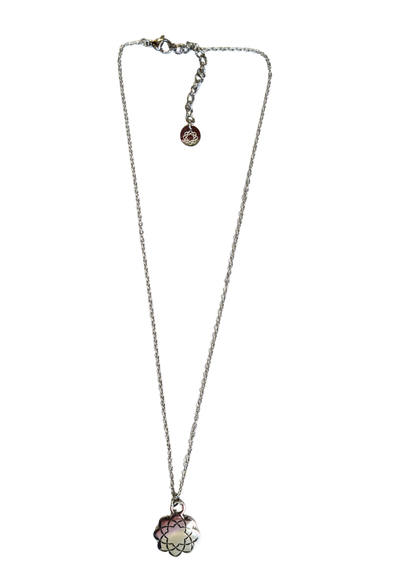 Collana con logo Soka Gakkai in acciaio 40 cm.